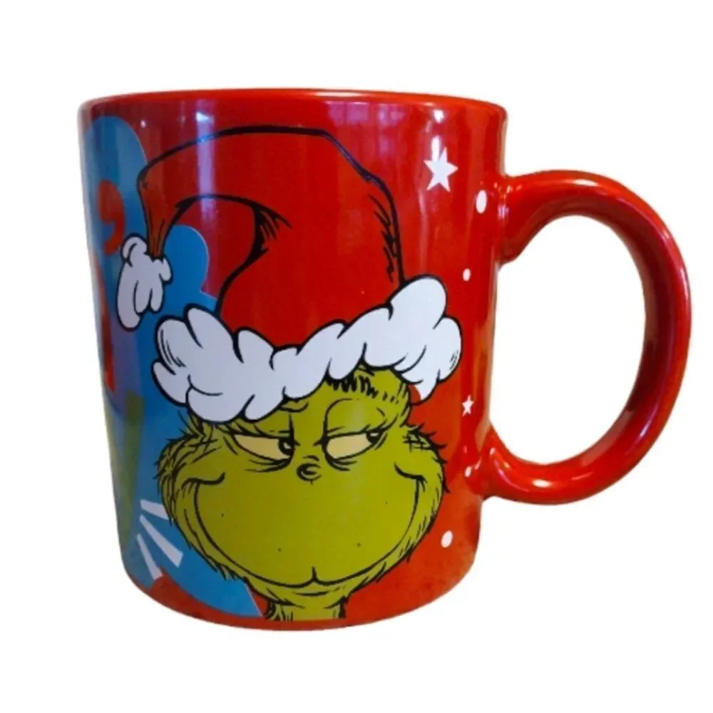 The Grinch Christmas Themed Ceramic Mug And Silicone Spatula Lot NWT‎